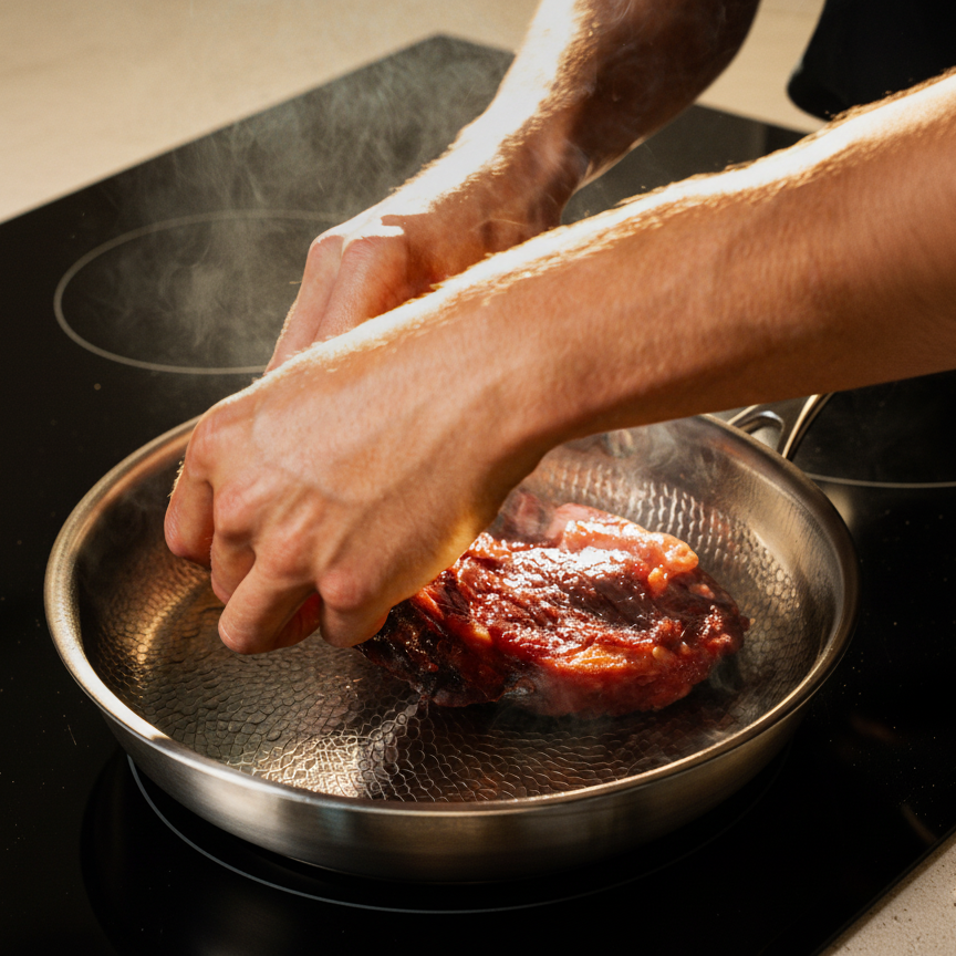 Hammered Non-Stick Frying Pan