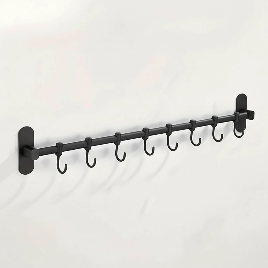 Steel Floating Shelf for Kitchen Utensils